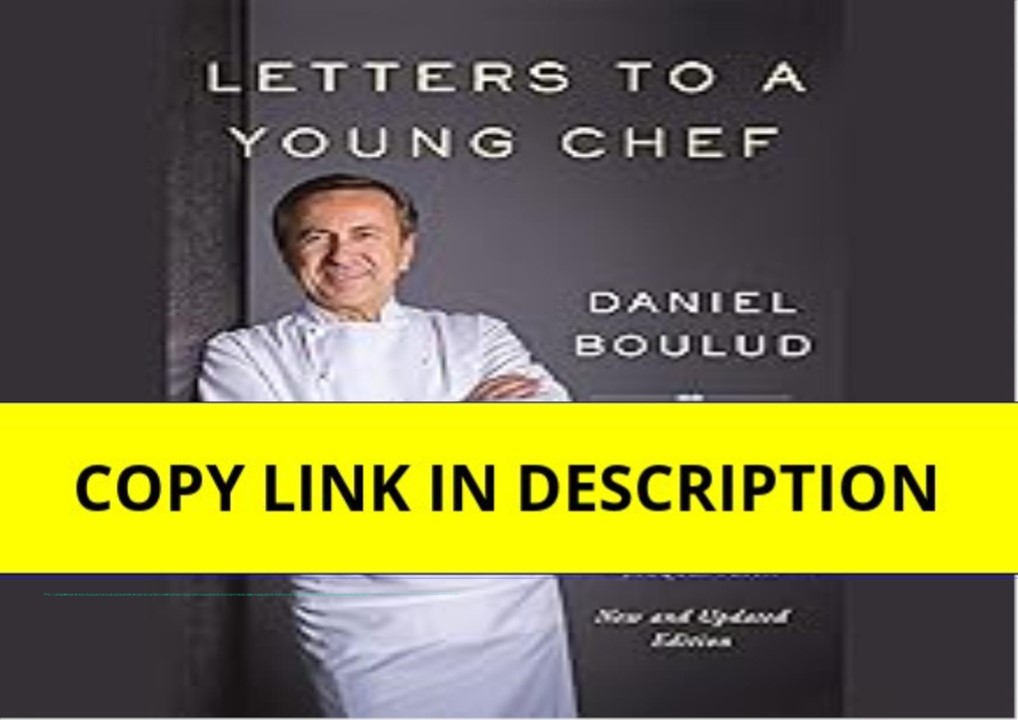 download❤pdf Letters to a Young Chef