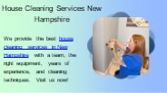 House Cleaning Services New Hampshire