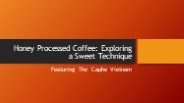 What is Honey Processed Coffee?