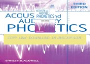 book⚡️[READ]⚡️ Acoustic and Auditory Phonetics