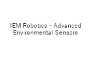 IEM Robotics – Advanced Environmental Sensors