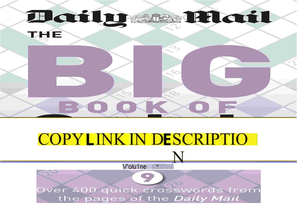 ❤[PDF]⚡  Daily Mail Big Book of Quick Crosswords