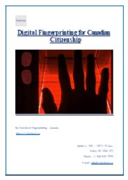 Digital Fingerprinting for Canadian Citizenship