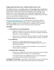 Safeguarding Patient Information and Optimizing Revenue Services