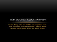 Best Beaches Resort in Hawaii