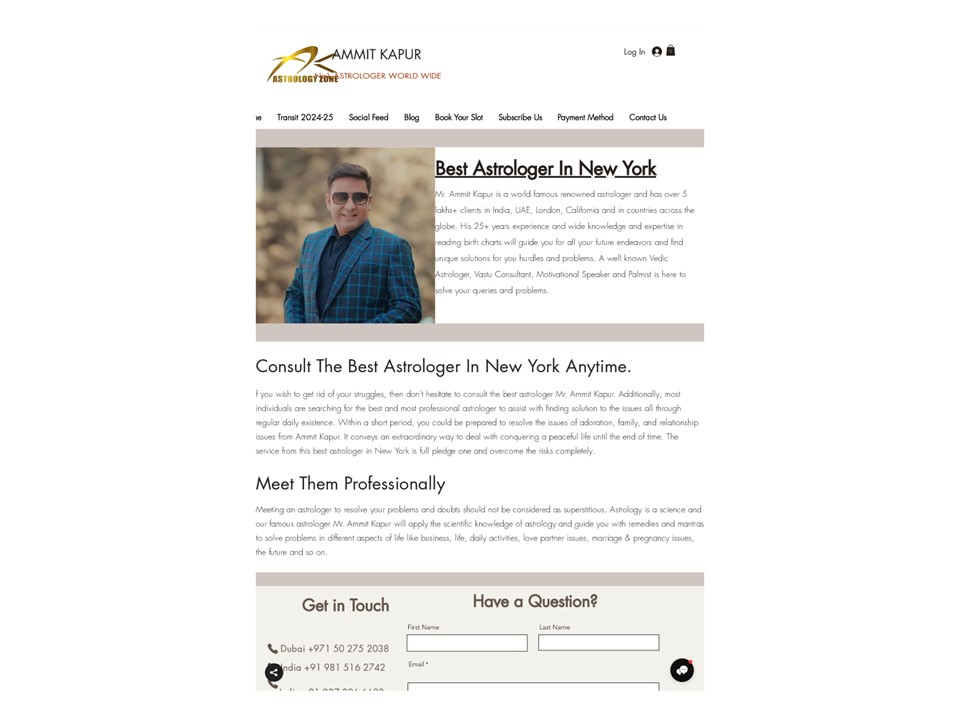 Best Astrologer In New York