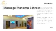 Massage Manama Bahrain