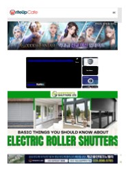 Basic Things You Should Know About Electric Roller Shutters