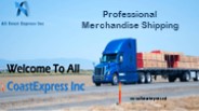 Professional Merchandise Shipping