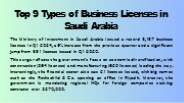 Business Licenses in Saudi Arabia