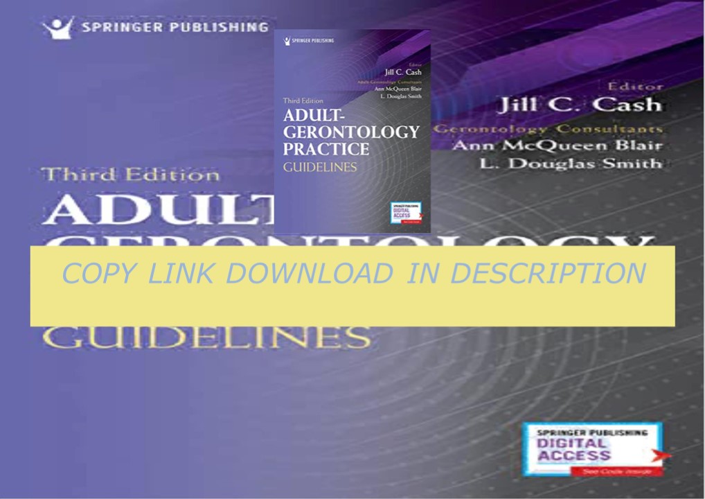 book❤️[READ]✔️ Adult-Gerontology Practice Guidelines 3rd Edition