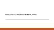 Presentation on Patio Cleaning Services in London