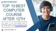Top 10 Best Computer Course After 12th