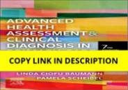 PDF KINDLE DOWNLOAD Advanced Health Assessment & Clinical Diagnosis in