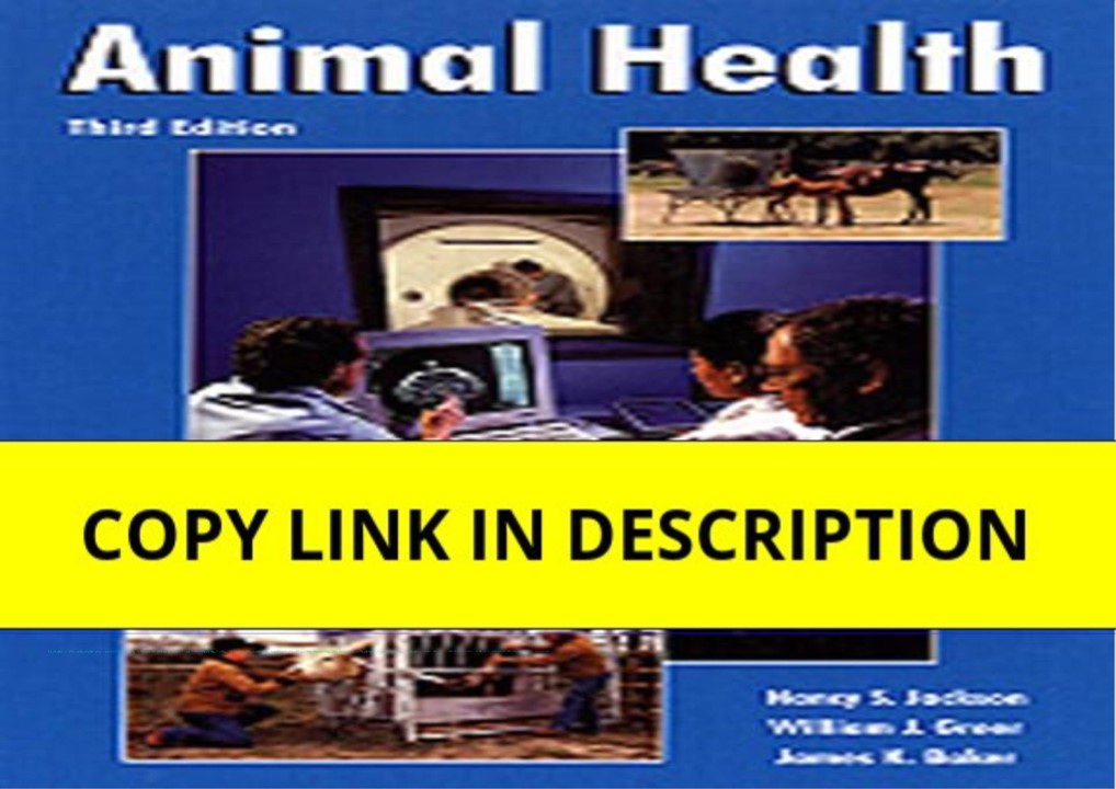 [PDF] READ] Free Animal Health (3rd Edition)