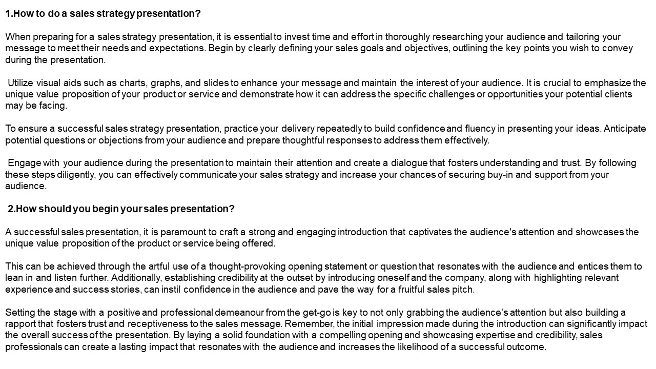 Demonstrating Product Value and Problem-Solving in Your Presentation