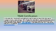 TISAX Certificate