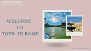 Official Tours In Rome