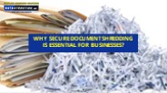 Why Secure Document Shredding is Essential for Businesses?