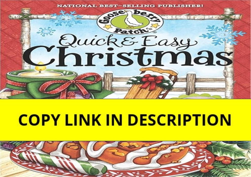 (PDF)DOWNLOAD Quick & Easy Christmas (Seasonal Cookbook Collection)