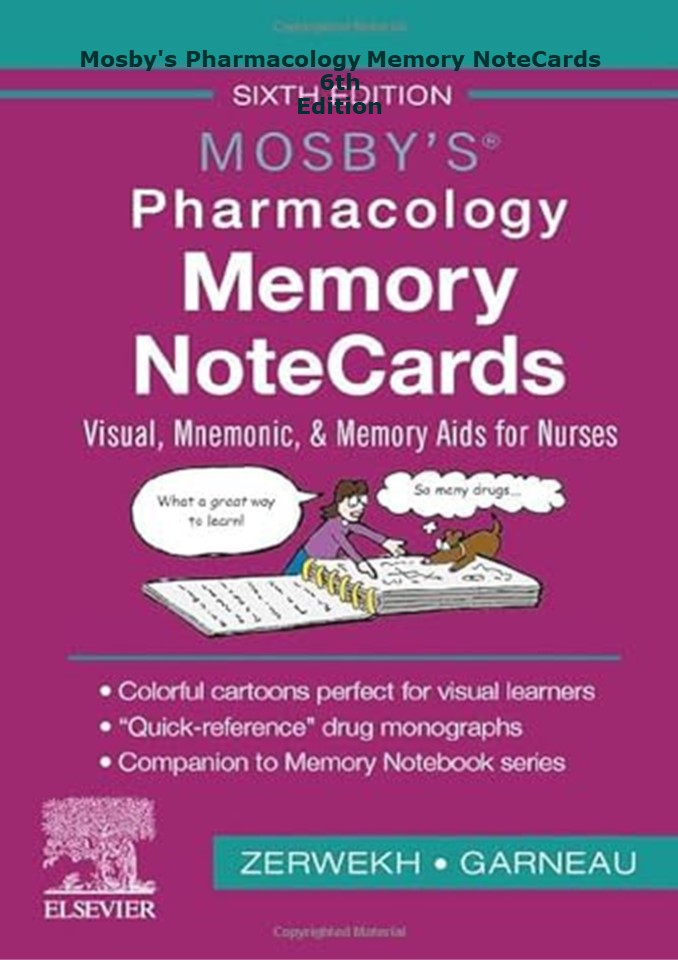 [Download ]⚡️PDF✔️ Mosby's Pharmacology Memory NoteCards     6th Edition