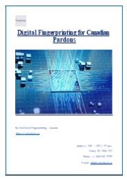 Digital Fingerprinting for Canadian Pardons