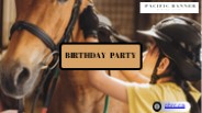 Create Lasting Memories with PBRC's Birthday Party Packages