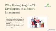 Why Hiring AngularJS Developers is a Smart Investment