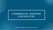 Commercial Roofing Contractor