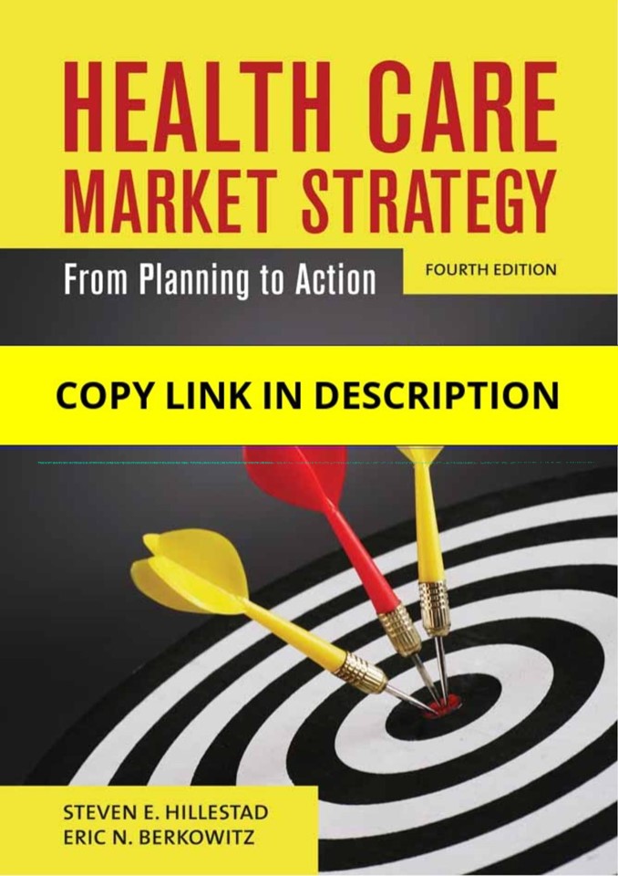 Download Health Care Market Strategy: From Planning to Action Free