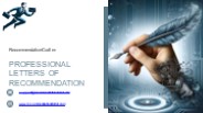 RecommendationCrafter: Professional Letters Of Recommendation