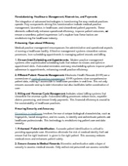 Revolutionizing Healthcare: Management, Biometrics, and Payments
