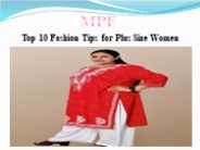 Top 10 Fashion Tips for Plus Size Women