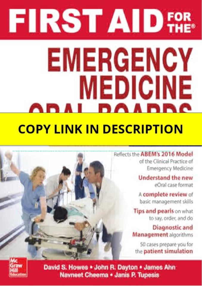 Download First Aid for the Emergency Medicine Oral Boards, Second Edition 2nd Edition Android