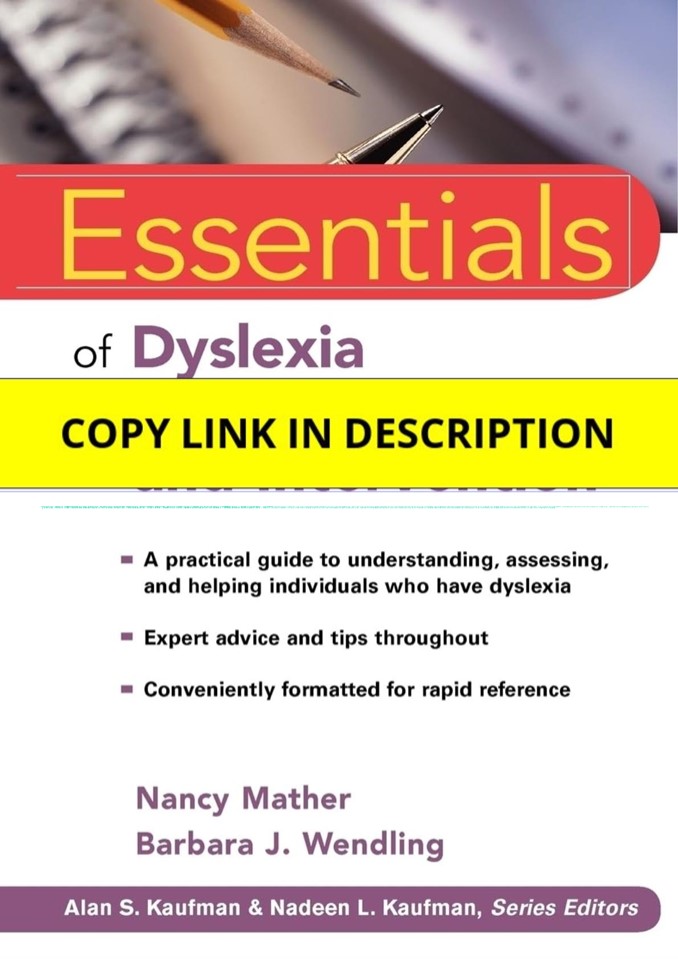 (PDF) Essentials of Dyslexia Assessment and Intervention Android