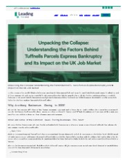 Understanding the Factors Behind Tuffnells Parcels Express Bankruptcy