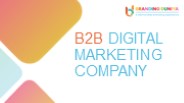 B2B Digital Marketing Company