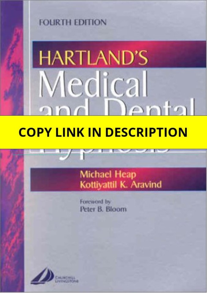 PDF Hartland's Medical and Dental Hypnosis 4th Edition Kindle