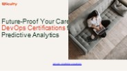 Future-Proof Your Career: DevOps Certifications for Predictive Analytics