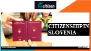 Citizenship in slovenia