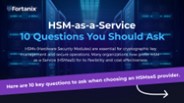 HSM-as-a-Service - 10 Questions You Should Ask