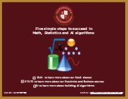 Mastering Math, Statistics, and AI algorithms