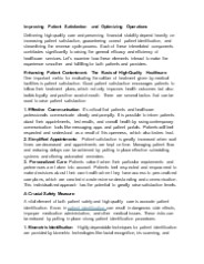 Improving Patient Satisfaction and Optimizing Operations