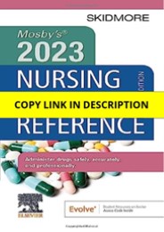 (PDF) Mosby's 2023 Nursing Drug Reference     36th Edition Ipad