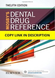 PDF Mosby's Dental Drug Reference, 12e     12th Edition Kindle