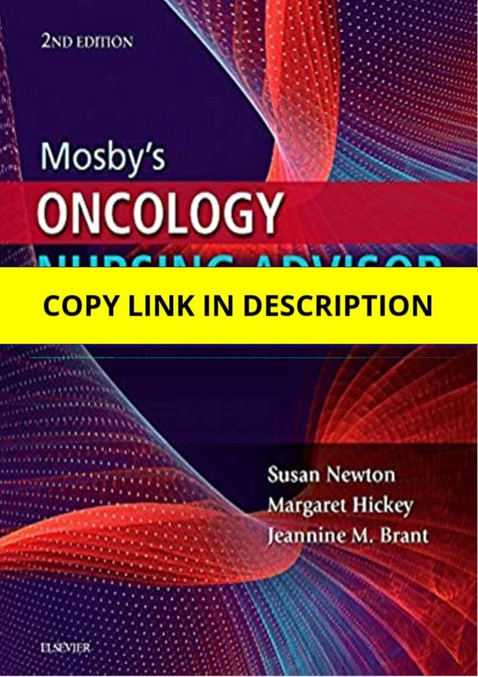 PDF Mosby's Oncology Nursing Advisor     2nd Edition Ipad