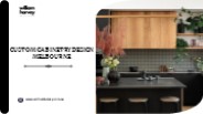 Custom Cabinetry Design Melbourne