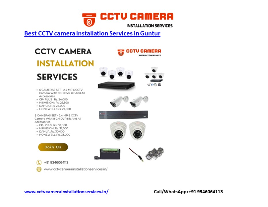 Expert CCTV Installation Services in Guntur
