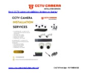 Expert CCTV Installation Services in Guntur