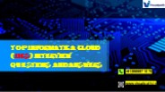 The Best Informatica Cloud Online Training Institutes | Hyderabad